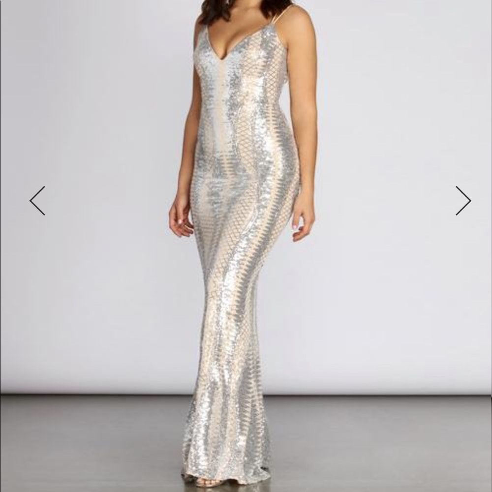 Prom dress -sequin
